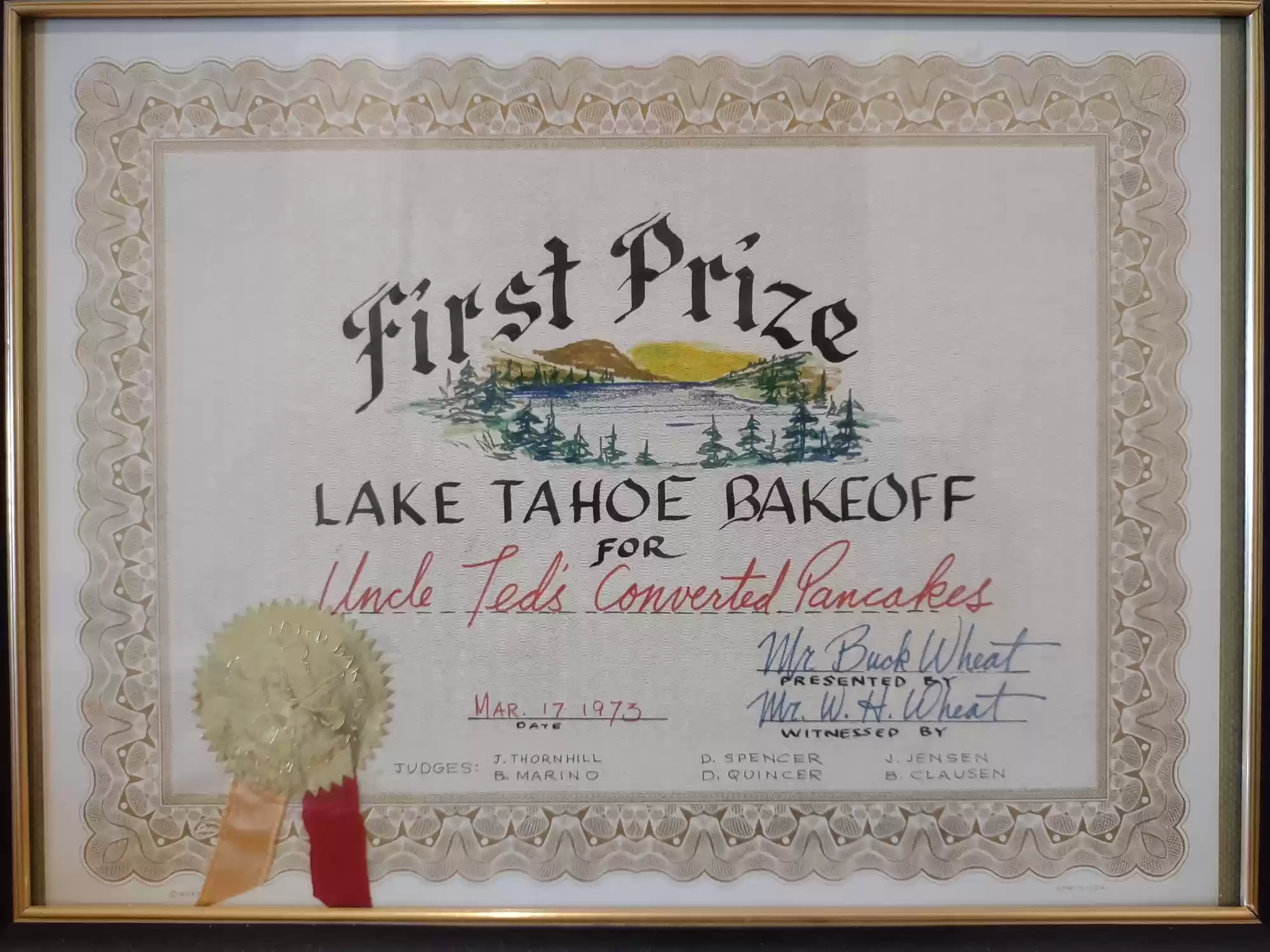 GTA Lake Tahoe Bake Off 1973